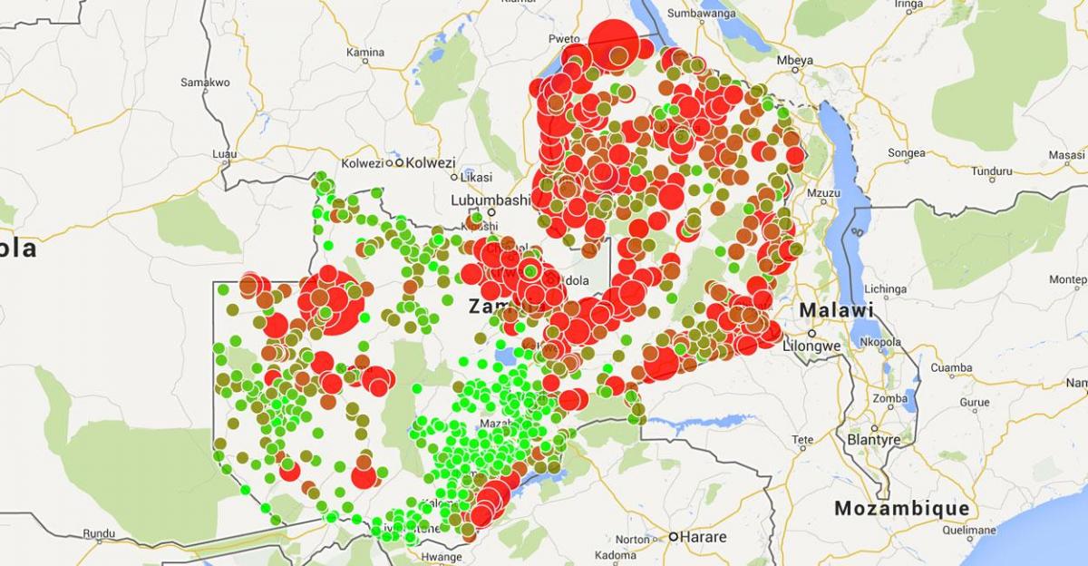 karta u Malaviju malariju 